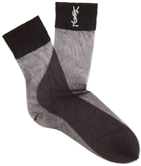 designer saint laurent socks